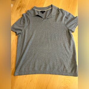 Banana Republic Men’s Light Blue Buttonless Polo Size XL